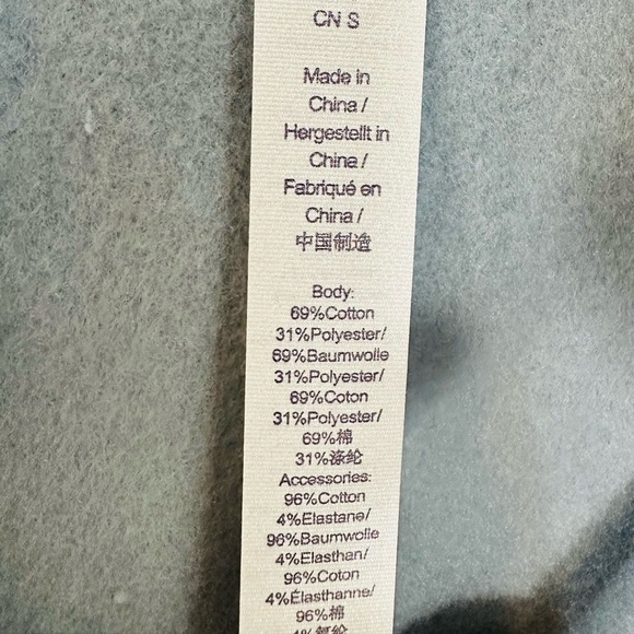 NEW CRZ Yoga Fleece Lined Half Zip Soft Pullover Sweatshirt Powder Blue Size XS - Picture 11 of 14